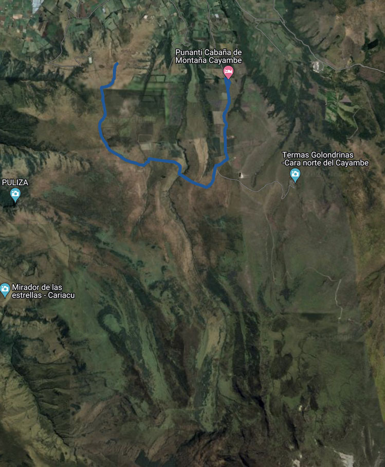 Trails near Punanti & Cayambe Volcano