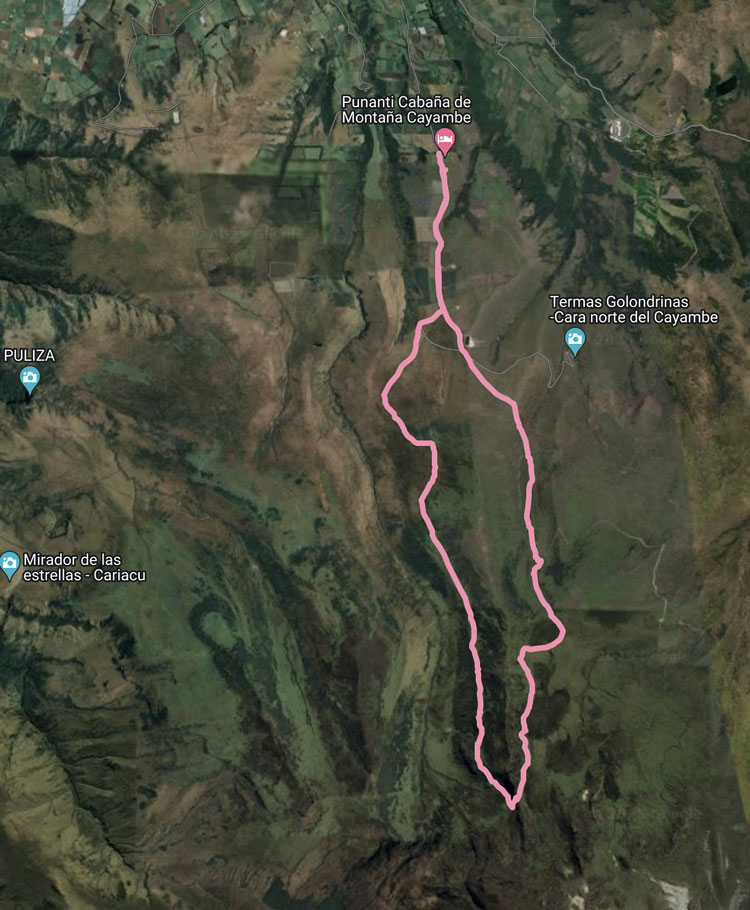 Trails near Punanti & Cayambe Volcano