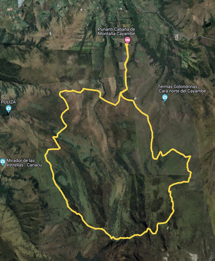 Trails near Punanti & Cayambe Volcano